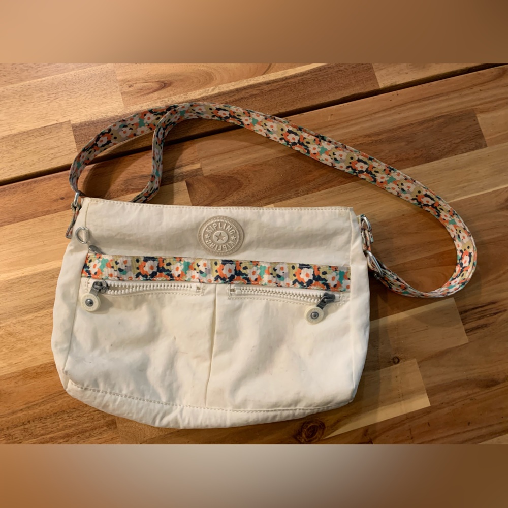 Kipling White Crossbody Bag
